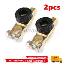 2PCS Car Battery Link Terminal Quick Cut-off Disconnect Master Kill Shut Switch