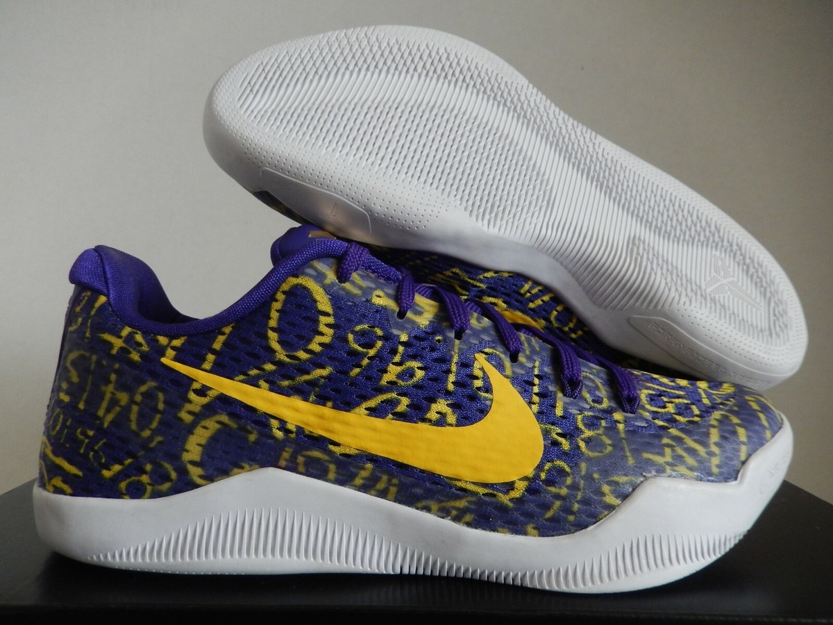 WMNS NIKE KOBE XI 11 ID PURPLE-YELLOW-WHITE 