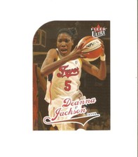 deanna jackson 2004 ultra wnba gold,alabama, birmingham,indiana fever card#55