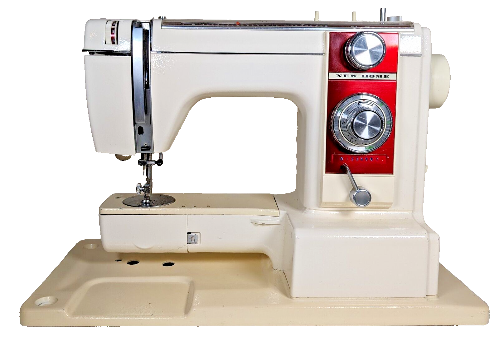 NEW HOME XLII Heavy Duty ZigZag Sewing Machine Janome. Japan. VGC