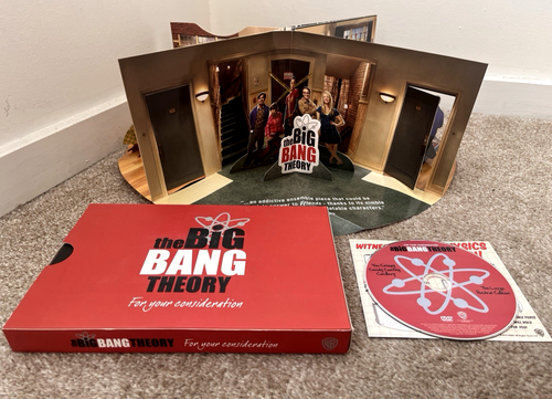 BIG BANG THEORY promo DVD and pop up display 2010 WB fold out book ULTRA RARE