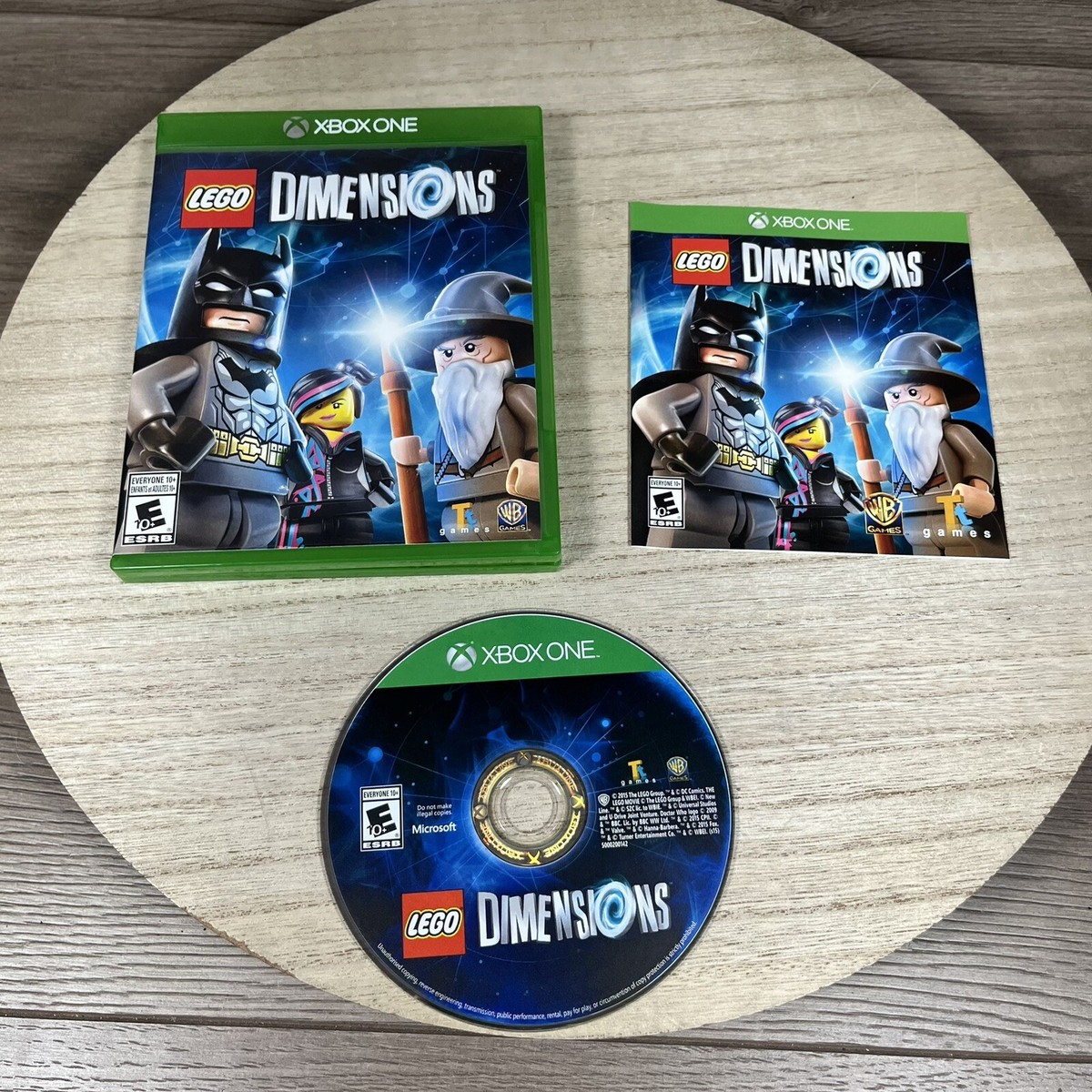 LEGO Dimensions Xbox One Game Case and Manual