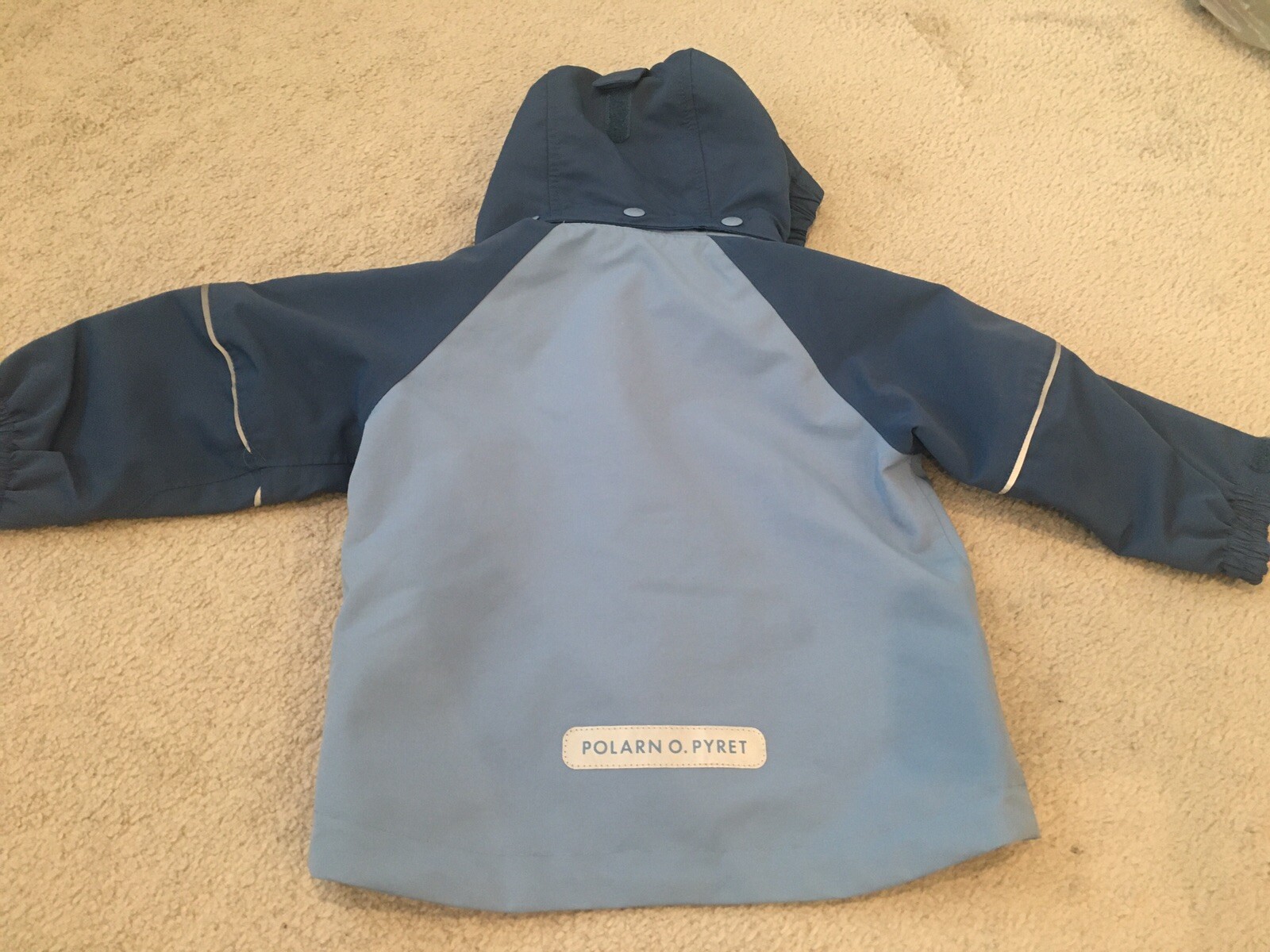 Polarn O Pyret Baby Boy Jacket Blue 9-12 Months , Used Only Few Times RRP £80 image 9