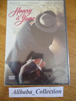 // NEUF DVD ** HENRY & JUNE ** Fred Ward, Uma Thurman, Maria de Medeiros  érotiq