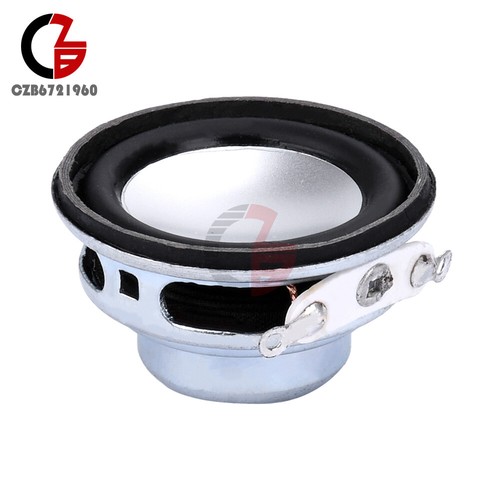 2 pz 32 mm subwoofer magnetico interno mini altoparlante 4 ohm altoparlante audio gamma completa - Foto 2 di 15