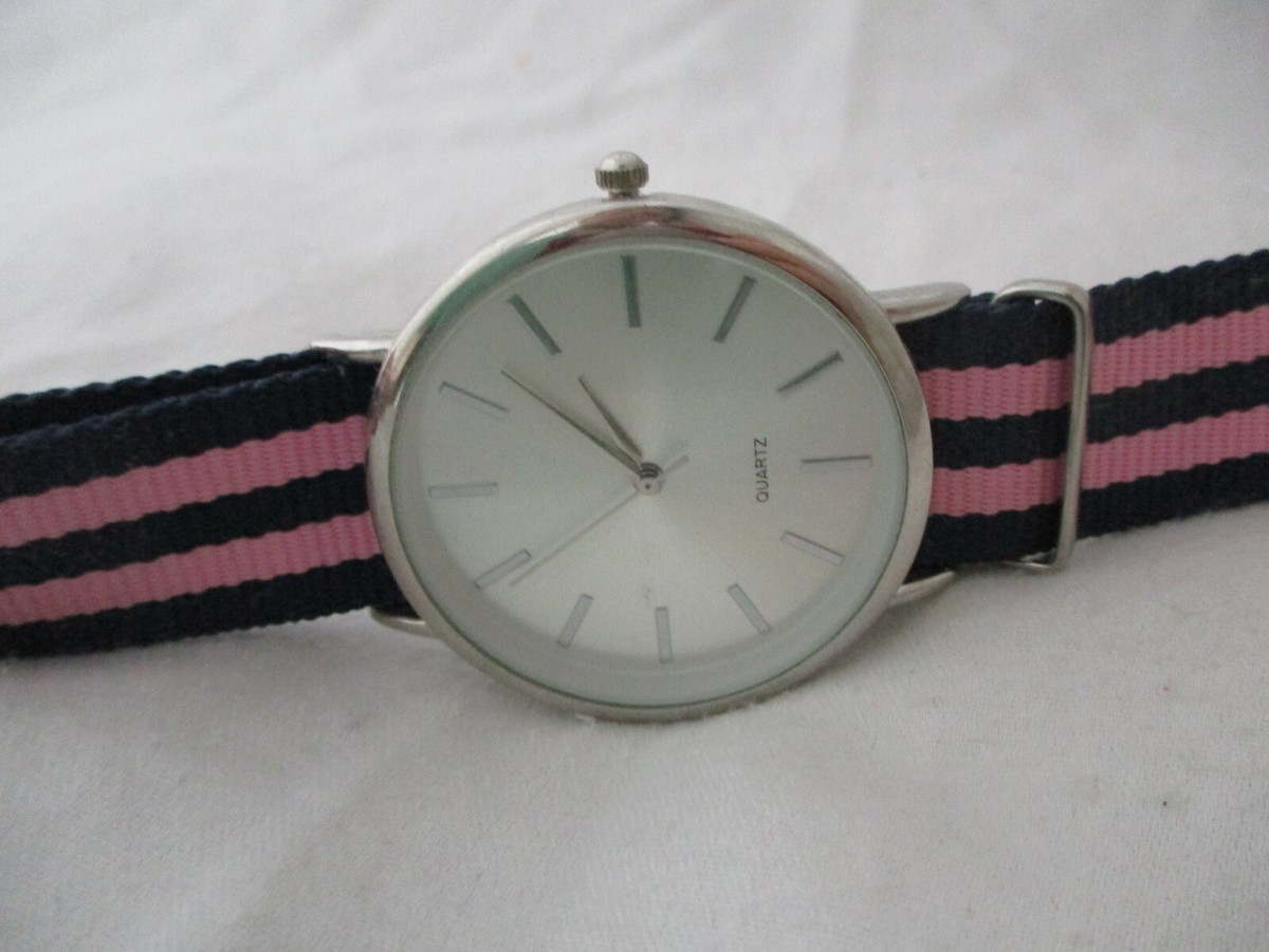 Silver Watch with Striped Strap Fjordson Vegan Watches I Women main image 3