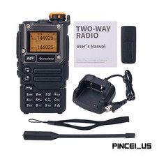 Quansheng UV-K6 5W 5KM Walkie Talkie Handheld Transceiver VHF UHF Radio AM FM