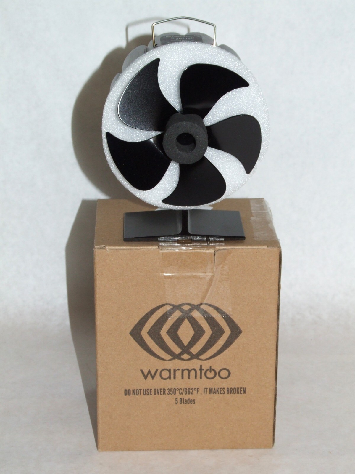 Warmtoo 5 Blades Heat Powered Wood Stove Fan eBay