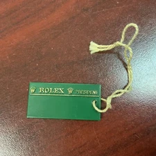 ROLEX PRESIDENT GREEN SERIAL HANG TAG