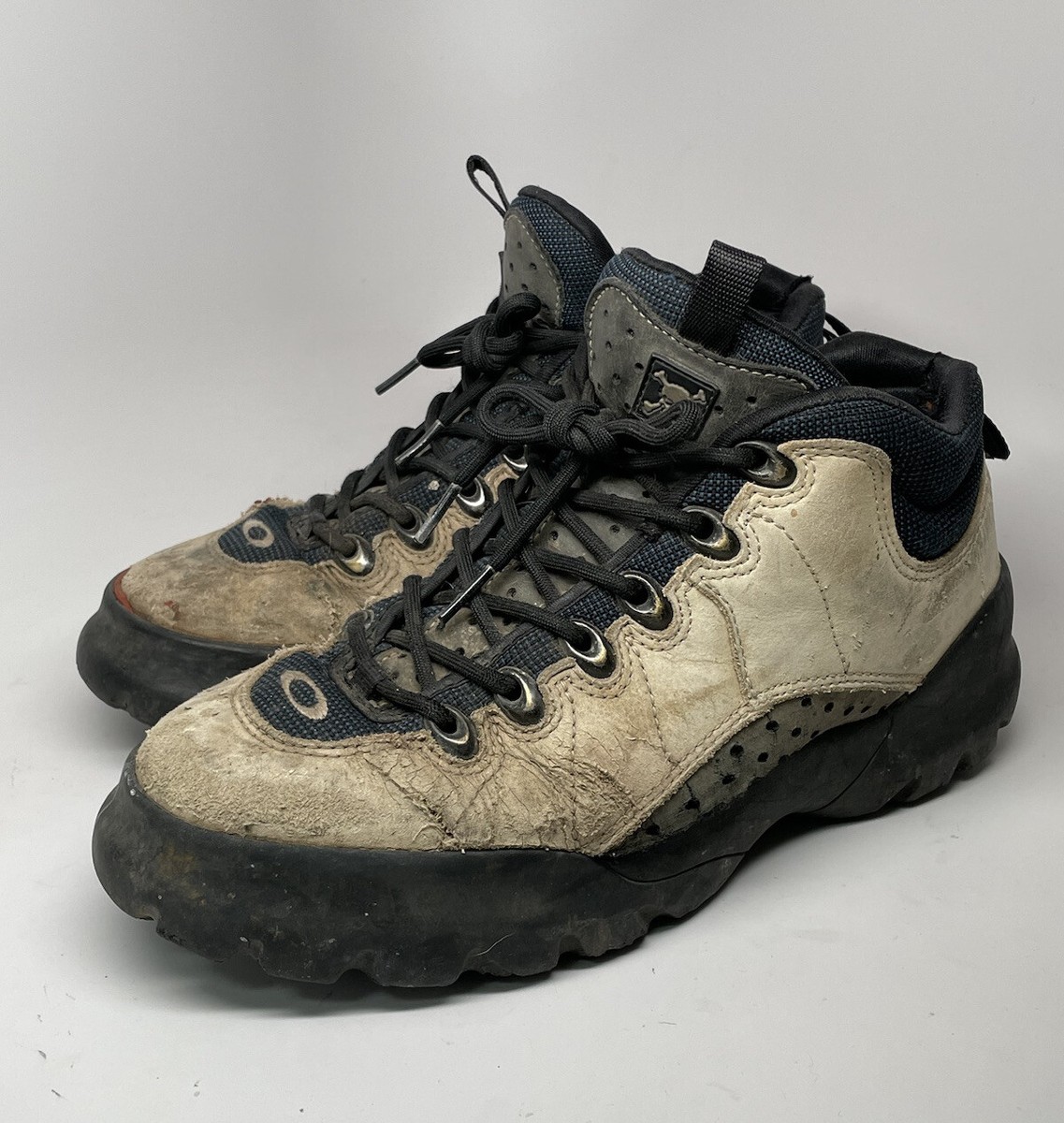 Vtg Oakley Chopsaw Boots Shoes Sneakers Leather Y2K Men's