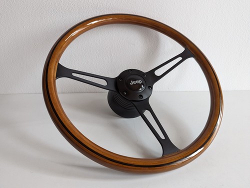 Steering Wheel fits For JEEP Wood Wooden Cherokee Wagoneer Renegade CJ 3 5 6