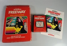 Atari 2600: FREEWAY Cartridge by Activision with BOX  Manual - Tested  WORKS