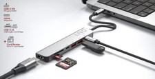 Image of LINQ 7in1 Pro USB-C 10Gbps Multiport Hub with 4K HDMI and Card Reader