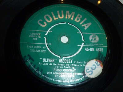 RUSS CONWAY - ''Blitz'' Medley - 1962 UK 7'' vinyl single