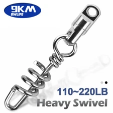 Fishing Snap Swivel Heavy Duty Dredge Dawg Swivel for Saltedwater Sea Fishing