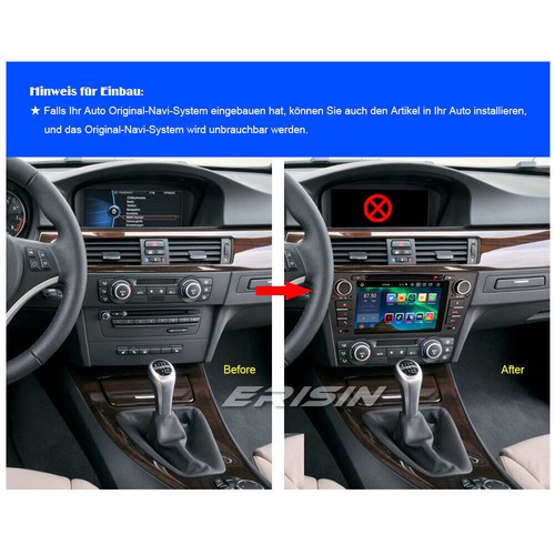 8-Kern 64GB Android 13 Autoradio GPS Navi BMW 3er E90 E91 E92 E93 CarPlay DAB+CD - Bild 10 von 12