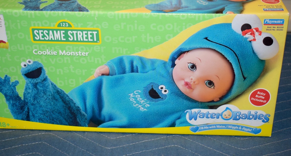 2005 Lauer Sesame Street Cookie Monster Water Babies Playmates