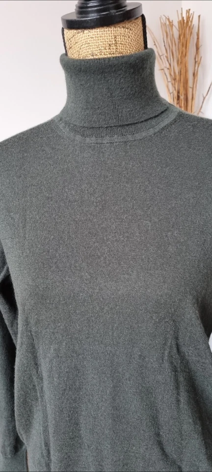 Pull Uniqlo Femme Col Roule Taille S 100% Laine Neuf - Photo 2/4