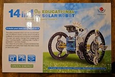 STEM Robot Toy Kit Educational Learning 14-in-1 Solar Gift for Kids Boy Girl 8