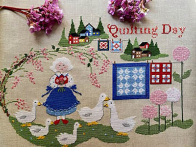 Quilting Day~Lilli Violette