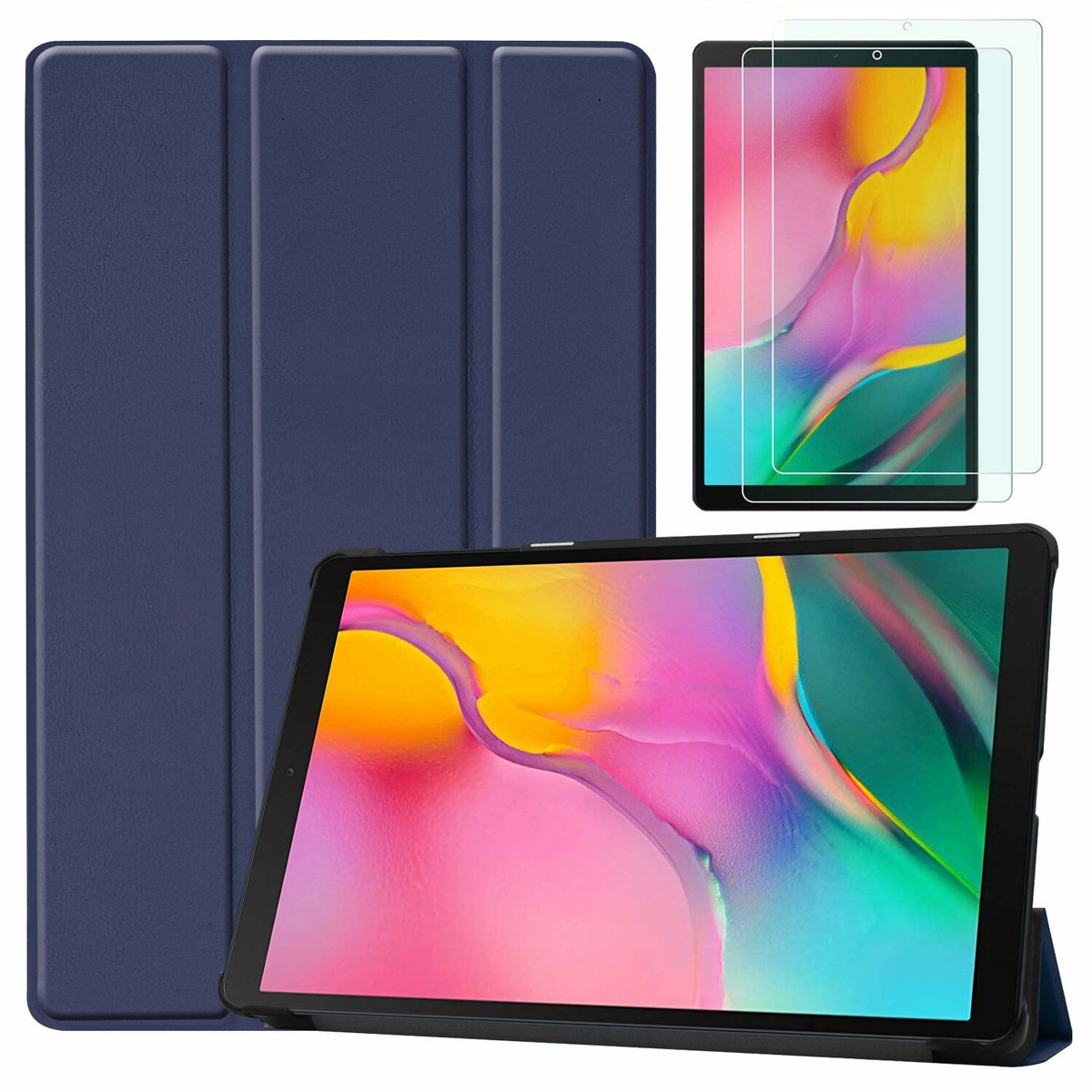 Galaxy Tab A 10.1 2019 SM-T510 T515 Case Smart Cover Stand Hard 