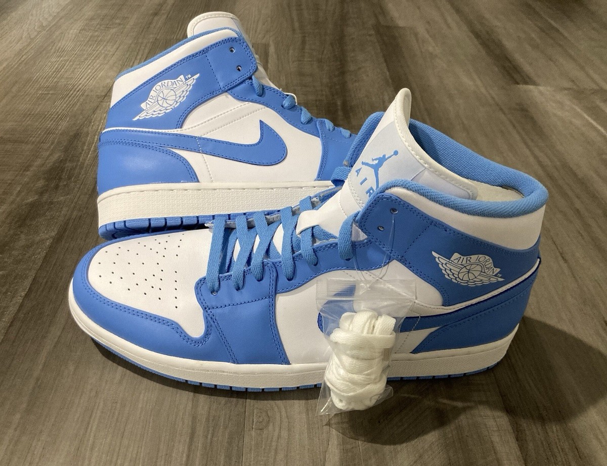 Size 14 - Air Jordan 1 Mid UNC - 554724-106 for sale online | eBay