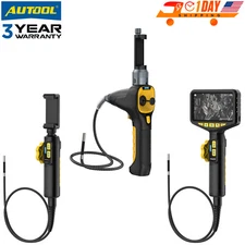 Articulating Borescope Inspection Camera Two-Way 210° Lens Car Engine Endoscope 