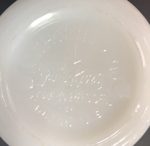 Vintage McDonalds Anchor Hocking Fire King Milk Glass Coffee Mug - Picture 8 of 8