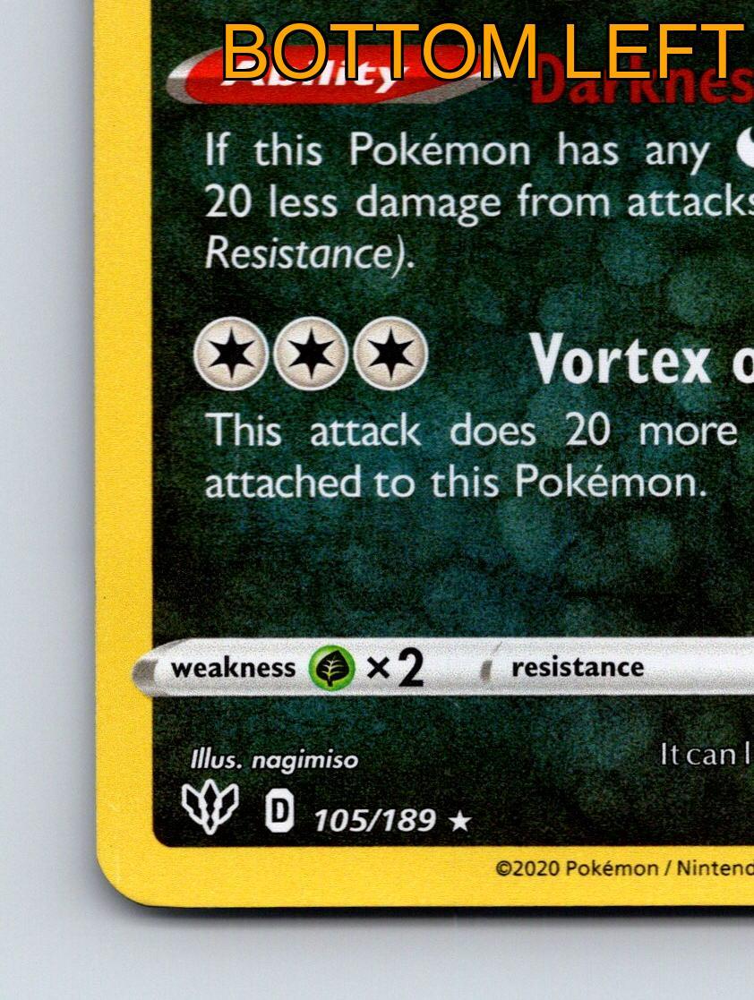 Basic Darkrai HP 120 Darkness Guard Vortex Of Darkness Rare Black