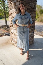 DENIM MAXI DRESS