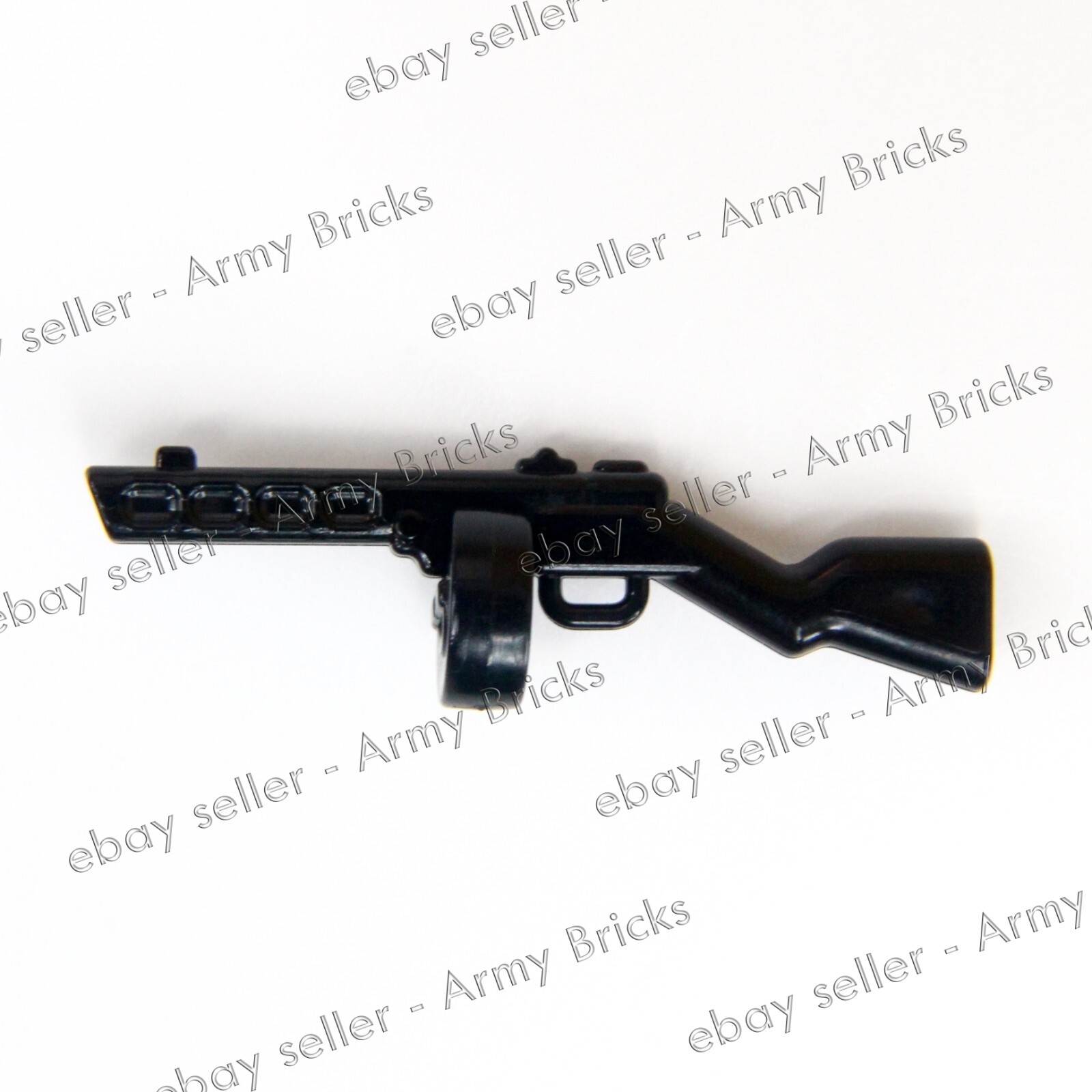 WW2 German PPSh41 SMG Submachine Gun w/ Removable Drum Mag • CUSTOM