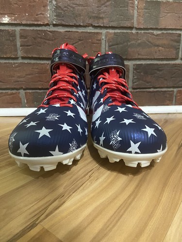 NEW Under Armour Nitro NEVER FORGET Football Cleats 1290962-402 Men's SZ 15 - Picture 5 of 9