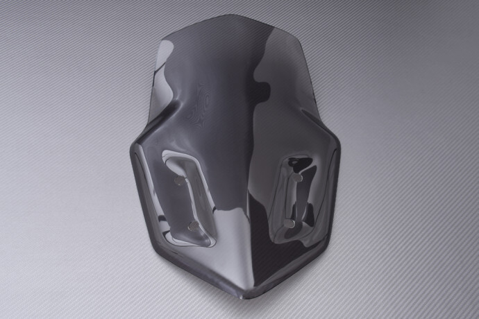 Bulle pour Ducati Hyperstrada 939 en polycarbonate fumé pour modèles 2016 à 2017