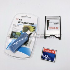 1Pcs Reader FANUC 512M CF Compact Flash Card CF-PCMCIA Adapter SSK US