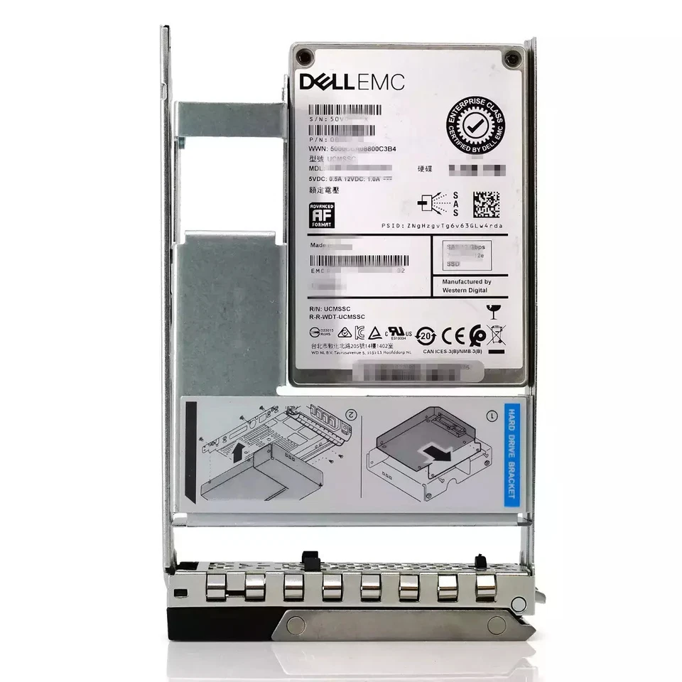 NEW DELL 7.68TB 3.5" SAS 12G PowerEdge 14Gen 15G 16G R640 R650 Server SSD - Image 3 of 3
