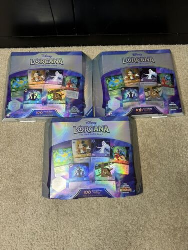 Ravensburger Disney Lorcana Trading Card Game: Collector's Gift Set x3 - Picture 1 of 8