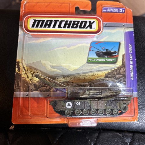 Matchbox 2010 Real Working Rigs Abrams M1A1 Tank MBT Green Army Camouflage - Picture 3 of 3