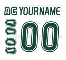 Everett Silvertips Customized Number Kit for 2024-Present White Uniform