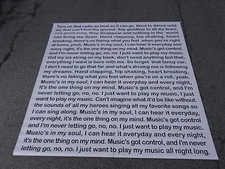 Pottery Barn Teen Music Inspiration Quote Lyrics Wall Mural Decal Dorm 8' Square