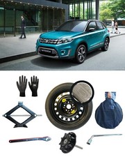 Space Saver Spare Wheel 17" for SUZUKI VITARA with jack wrench cover and screw