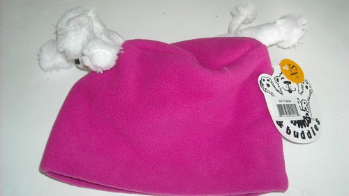 Bear Hands & Buddies Fleece Buddy Hat-FREE SHIP - Picture 2 of 5