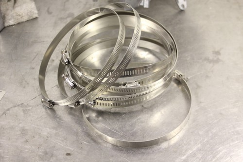 Stainless Steel 6" Pipe Clamps - Picture 2 of 3