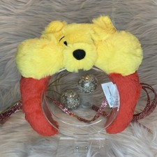 Disney Shanghai Winnie the pooh fluffy Headband shanghai Disneyland Disney