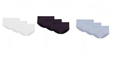HJ Hall Men's 3 Pack Pure Cotton Fly-Fronts in 3 Colours, Sizes S-3XL