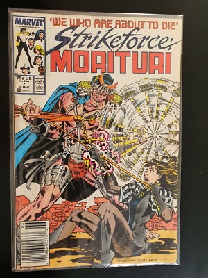 Strikeforce Morituri  #7 (June 1987 Marvel) FREE SHIPPING