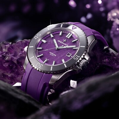 VENEZIANICO NEREIDE AMETISTA 4521545 SW200 Amethyst Dial Sapphire