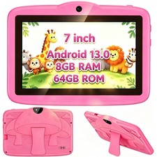 8GB RAM 64GB Storage 7 Inch HD IPS Android GMS Tablet For Learning  Daily
