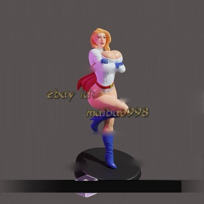 Power Girl Ultra Thicc 3D Print Garage Kit Figure Model Kit Unassemble Unpainted