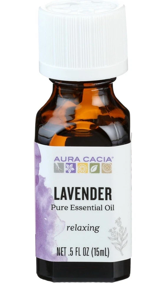 (3 for price of 1) Aura Cacia 100% Pure Lavender Essential Oil 15ml - Image 2 of 4