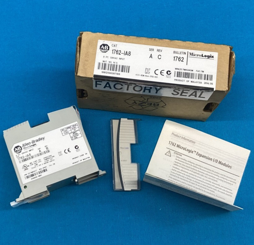 Allen Bradley 1762-IA8 Series A MicroLogix 8-Point 120VAC Input Module PLC